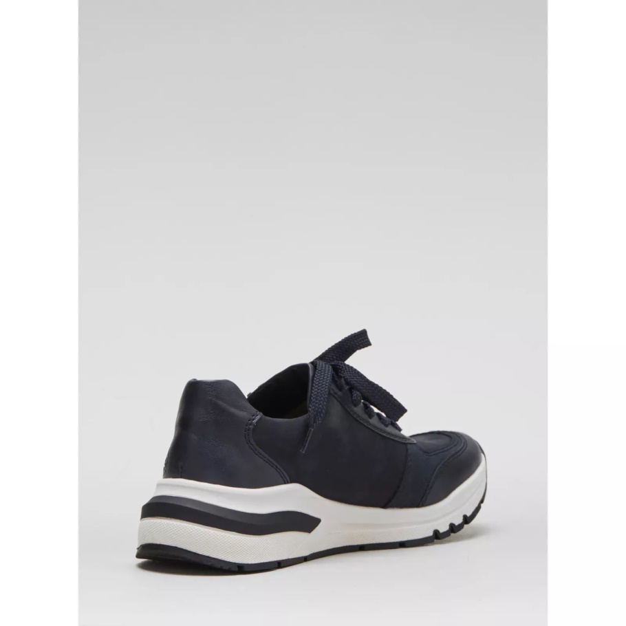 Rieker Navy Keilsneaker Navy