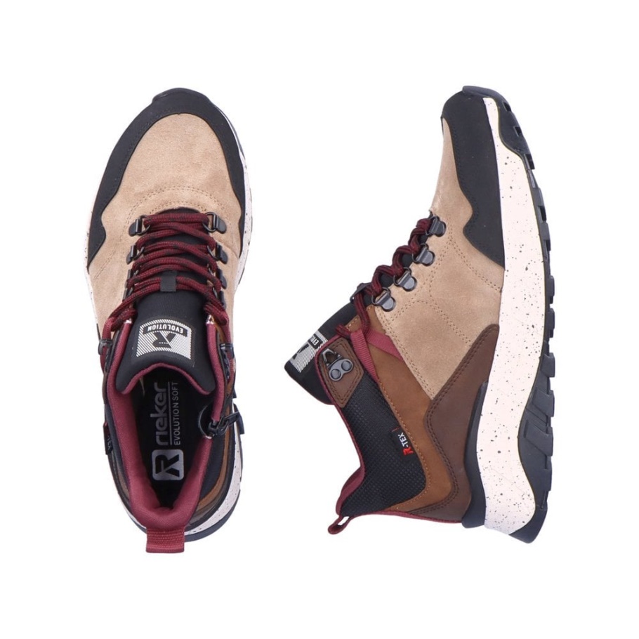 Rieker Beige R-evolution W0062 Damen Stiefel