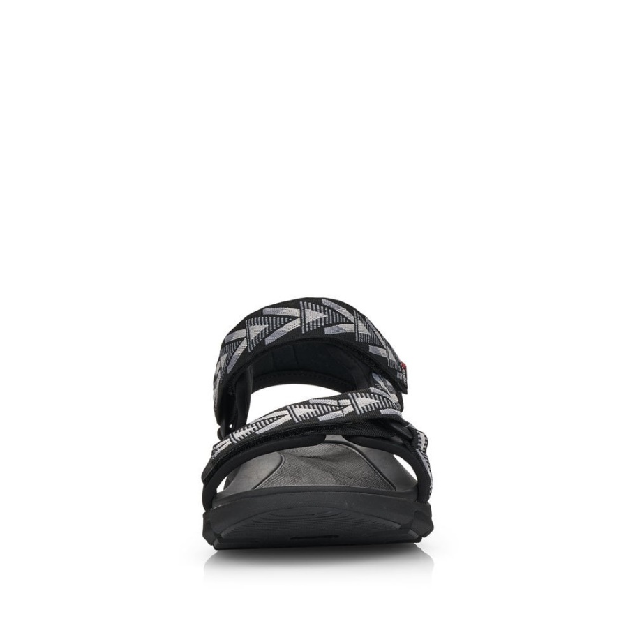 Rieker Schwarz R-evolution 20802 Herren Sandalen