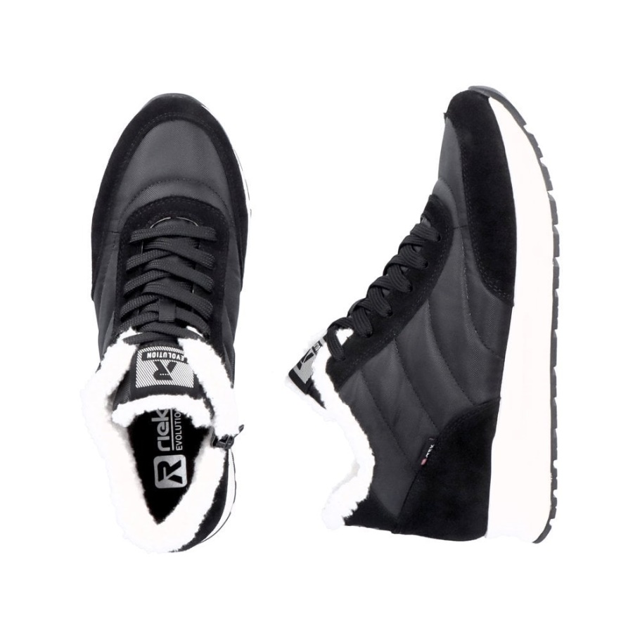 Rieker Schwarz R-evolution 40861 Damen Stiefel