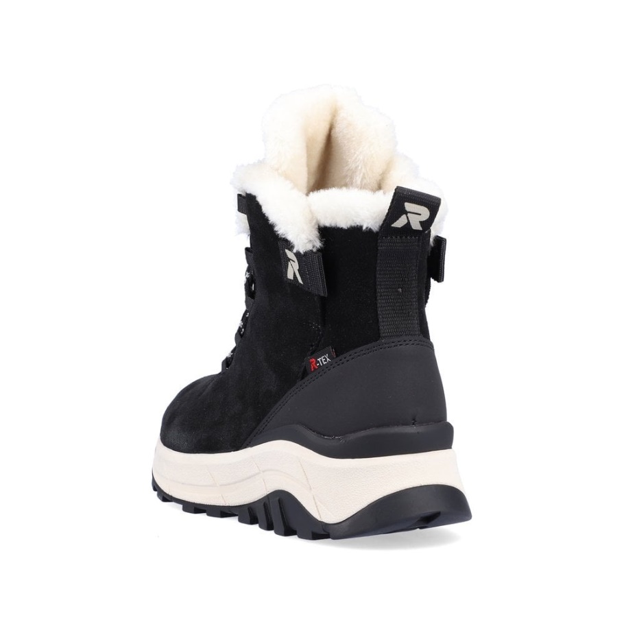 Rieker Schwarz R-evolution W0060 Damen Stiefel