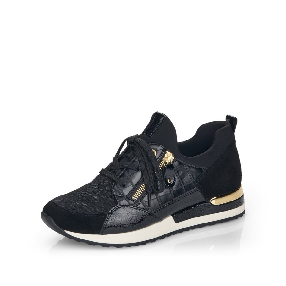 Rieker Schwarz Remonte R2529 Damen Turnschuhe