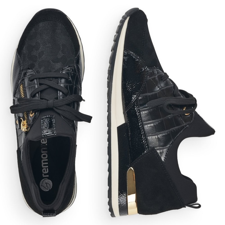 Rieker Schwarz Remonte R2529 Damen Turnschuhe