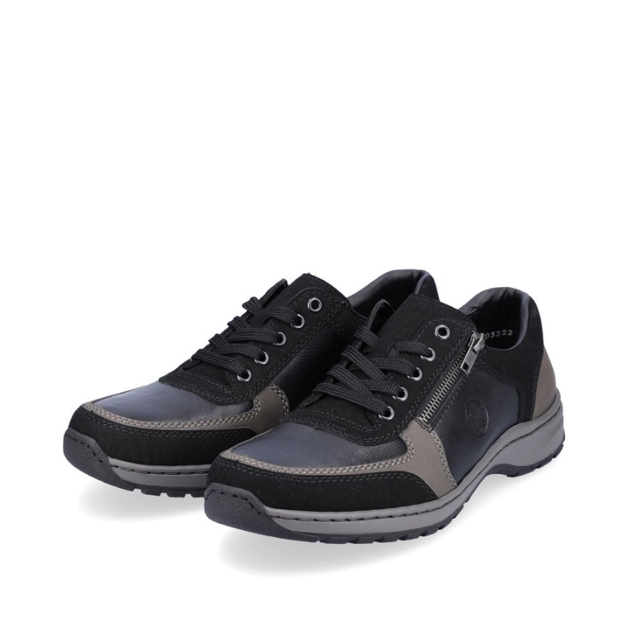 Schwarz Rieker 03322 Herrenschuhe