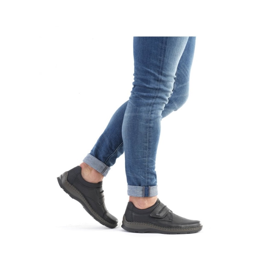 Schwarz Rieker 05358 Herrenschuhe
