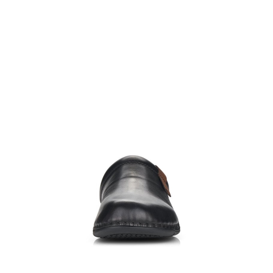 Schwarz Rieker 25598 Herren Sandalen