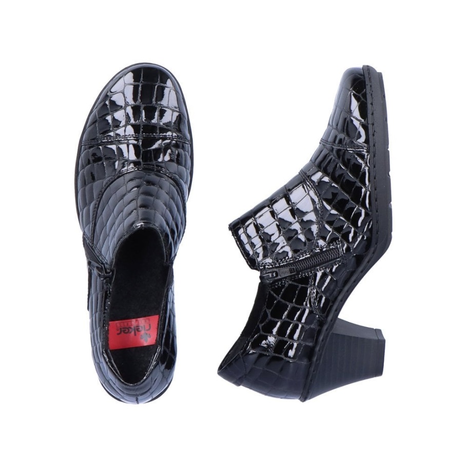 Schwarz Rieker 57173 Damenschuhe