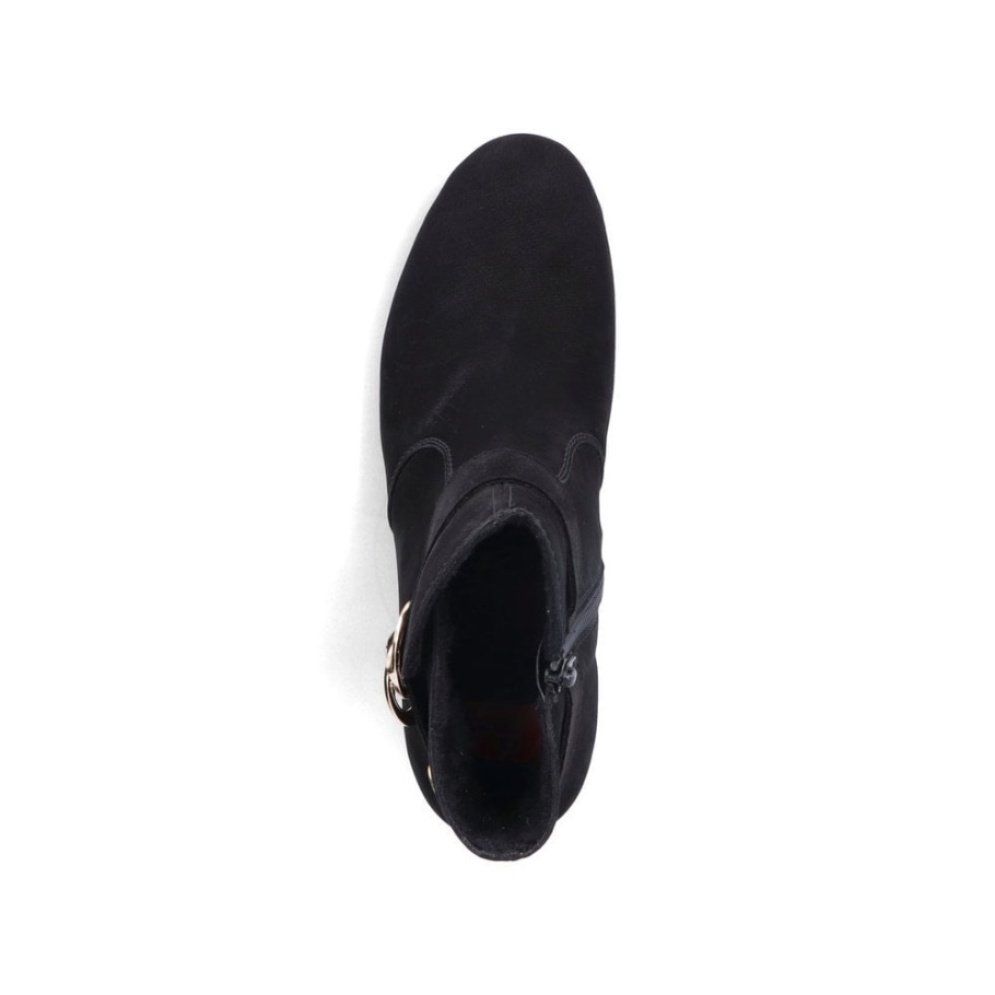 Schwarz Rieker 70289 Damen Stiefel