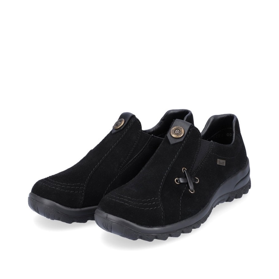 Schwarze Rieker L7171 Damenschuhe