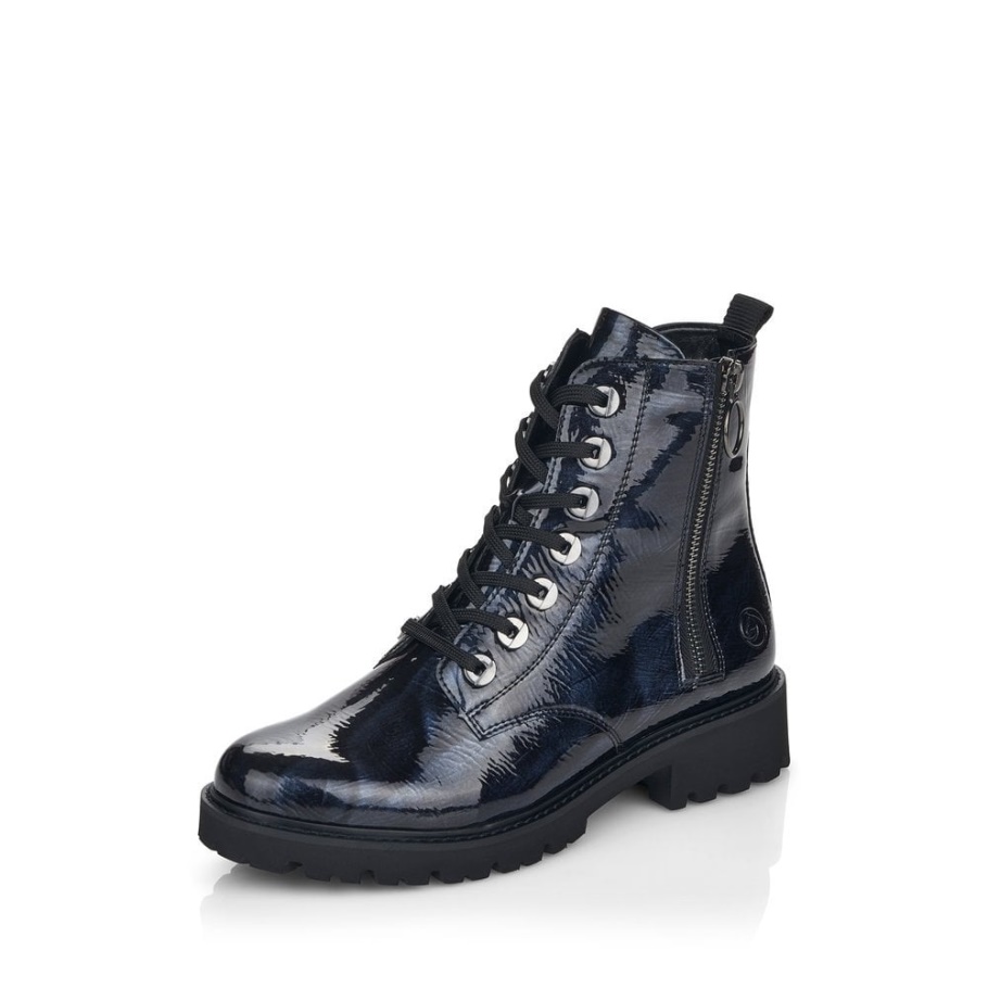 Rieker Blau Remonte D8671 Damen Stiefel