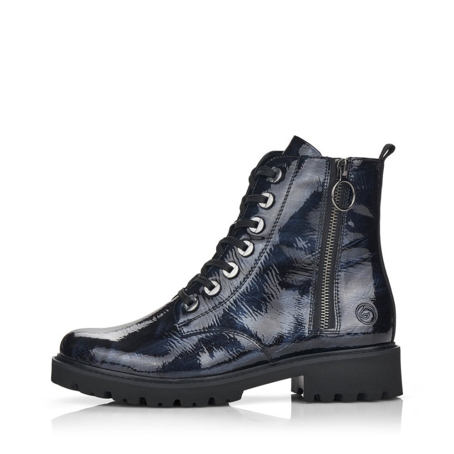 Rieker Blau Remonte D8671 Damen Stiefel