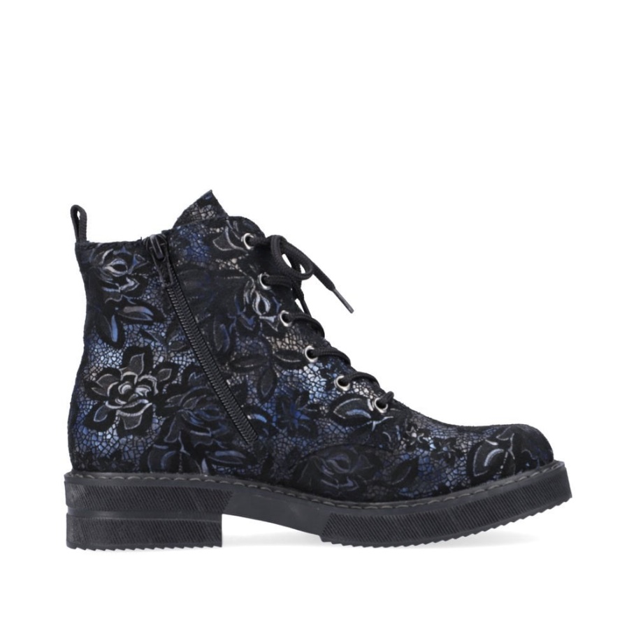 Blau Rieker 72010 Damen Stiefel