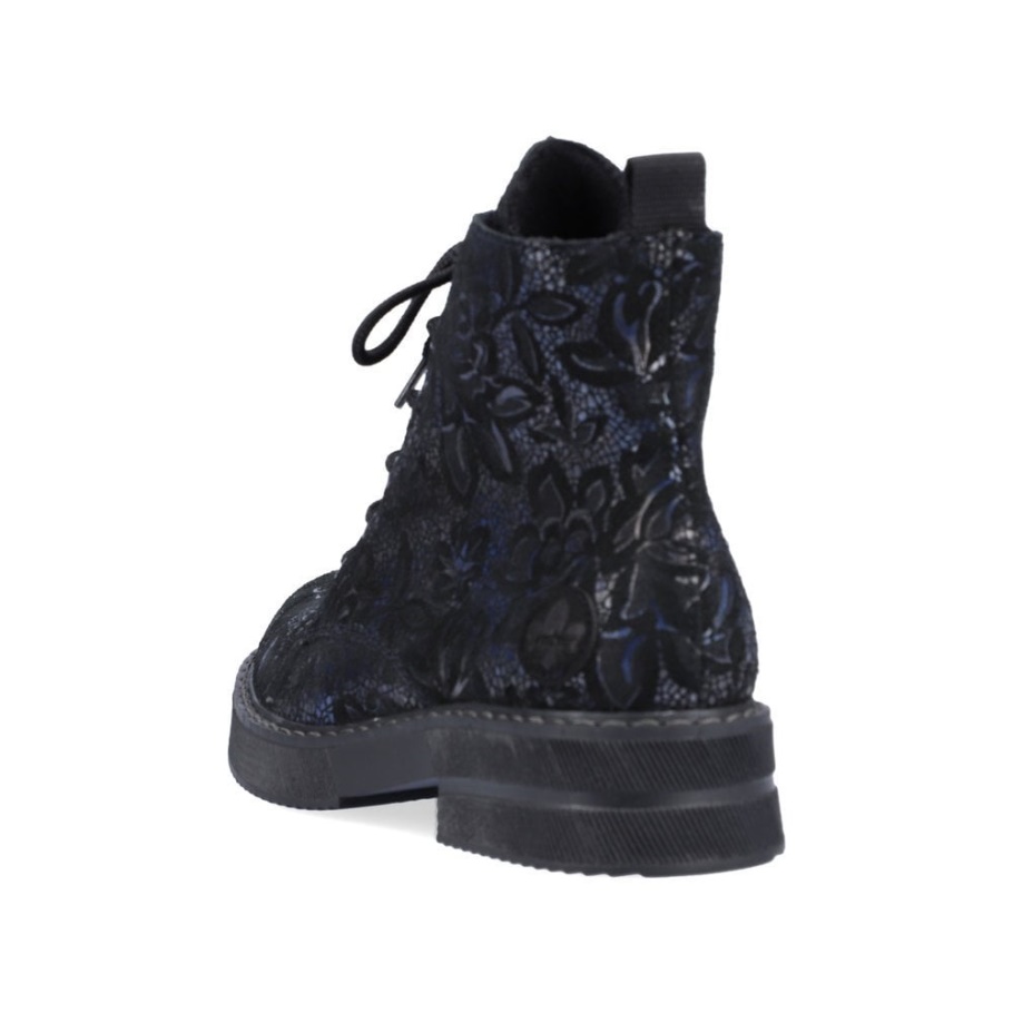 Blau Rieker 72010 Damen Stiefel