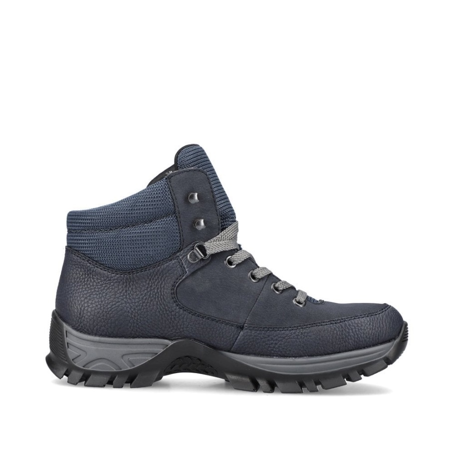Blaue Rieker M9830 Damen Stiefel