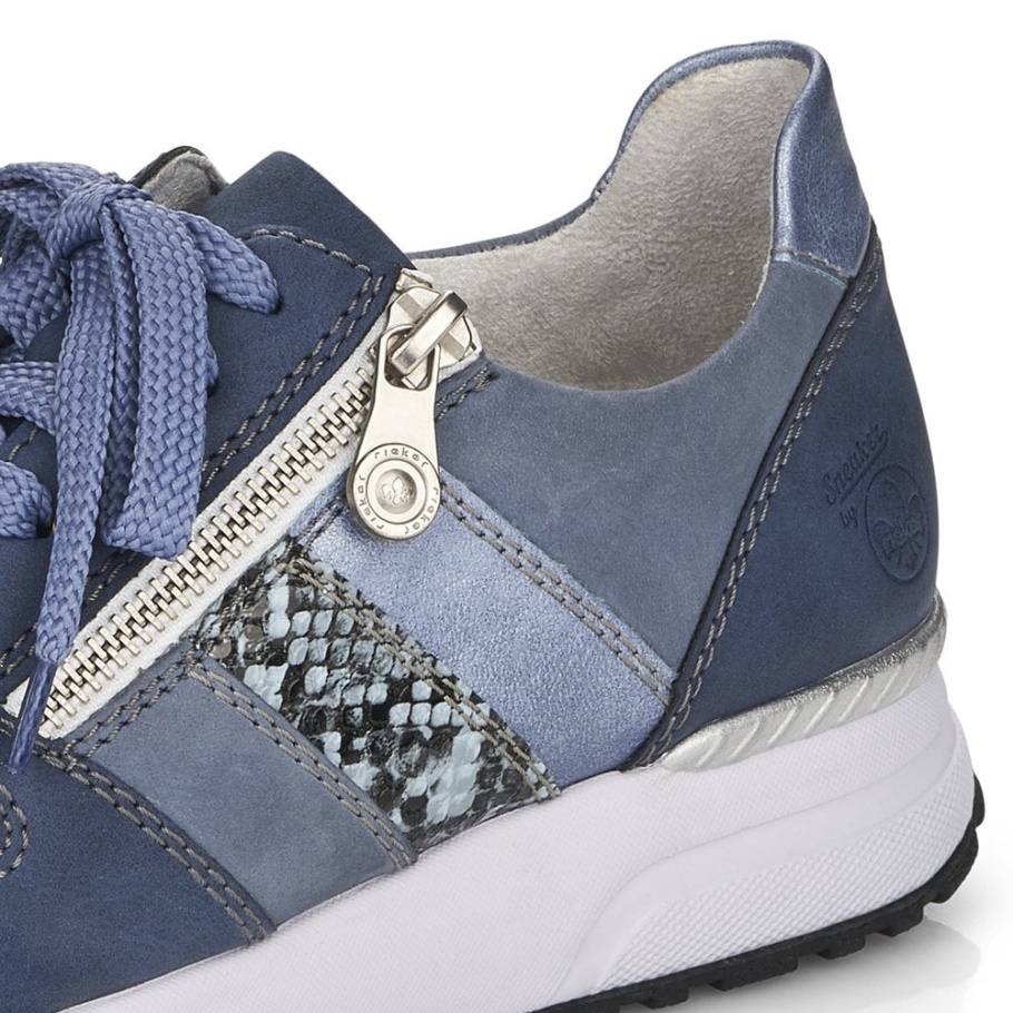 Blau Rieker N7421 Damenschuhe