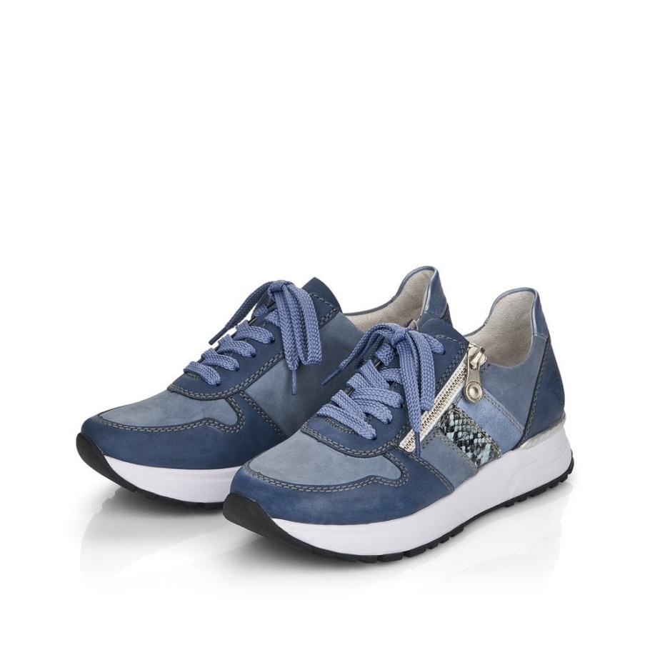 Blau Rieker N7421 Damenschuhe