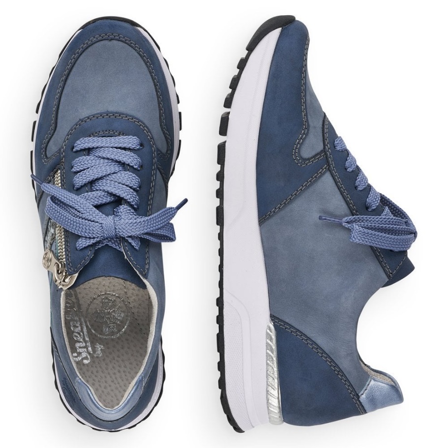Blau Rieker N7421 Damenschuhe