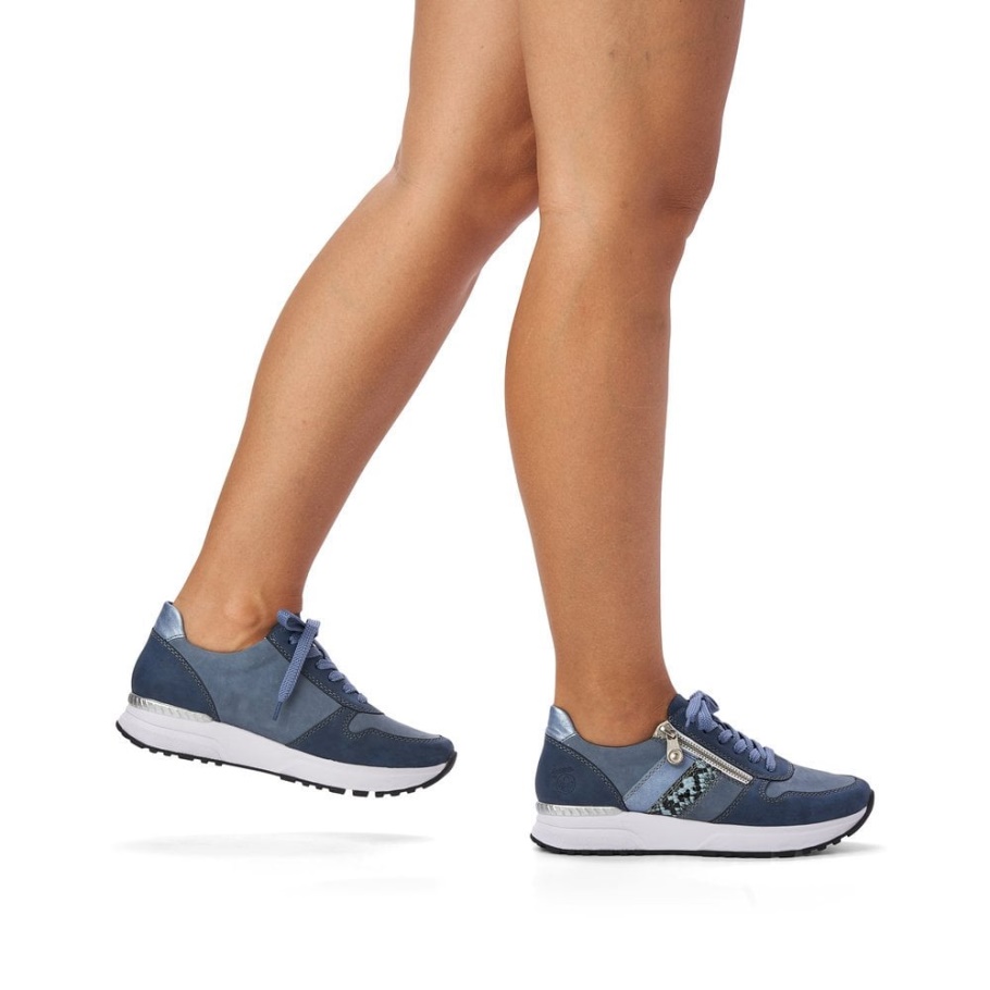 Blau Rieker N7421 Damenschuhe