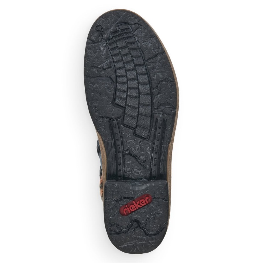 Blau Rieker Z6743 Damen Stiefel