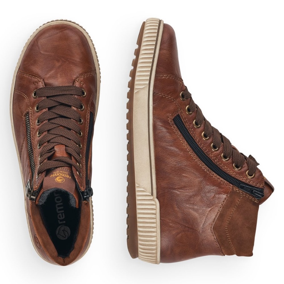 Rieker Braun Remonte D0772 Damen Stiefel