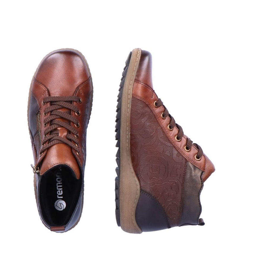 Rieker Braun Remonte R1467 Damen Stiefel