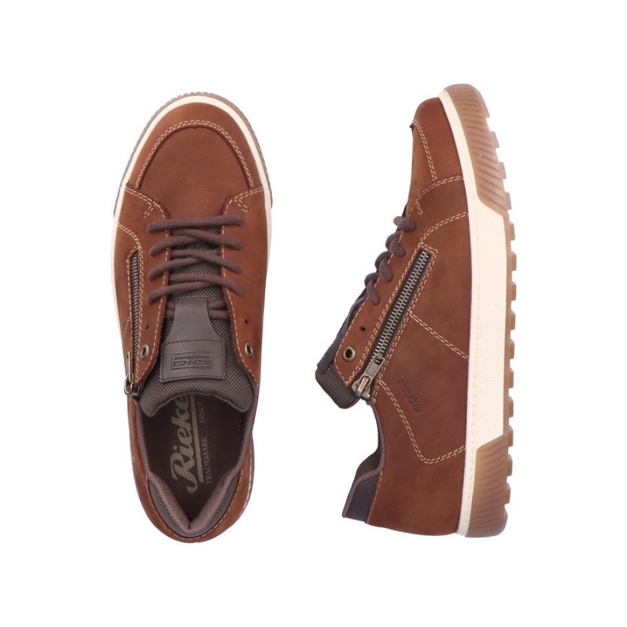 Braune Rieker 18910 Herrenschuhe