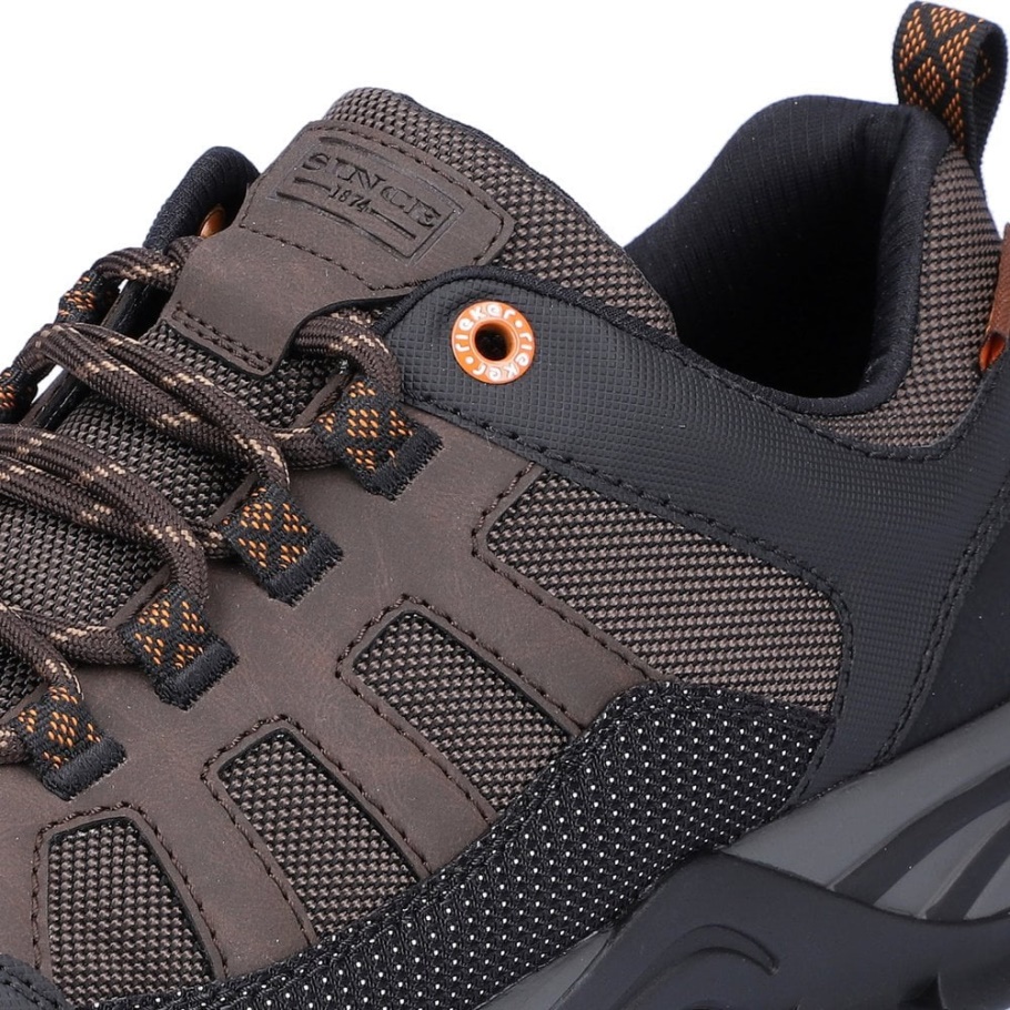 Braune Rieker B6810 Herrenschuhe
