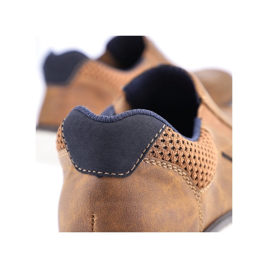 Braune Rieker B7756 Herrenschuhe