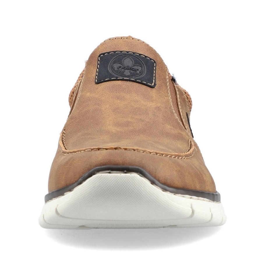 Braune Rieker B7756 Herrenschuhe