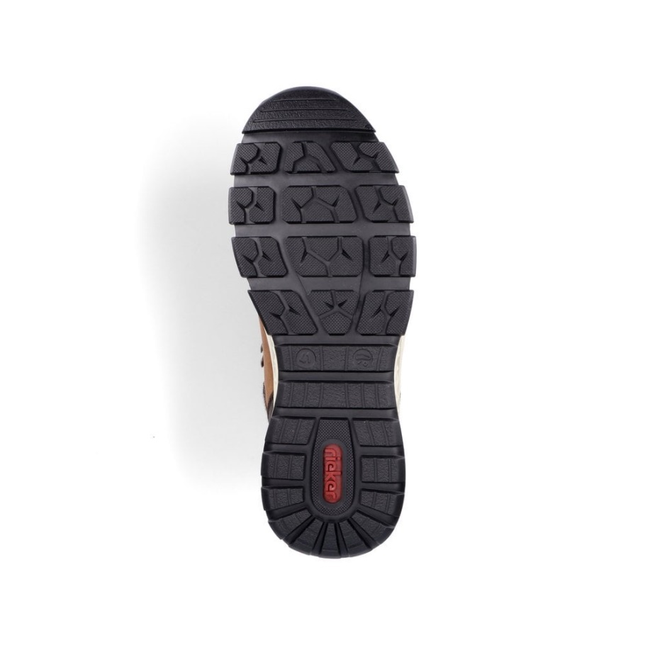Braune Rieker F6744 Herrenstiefel