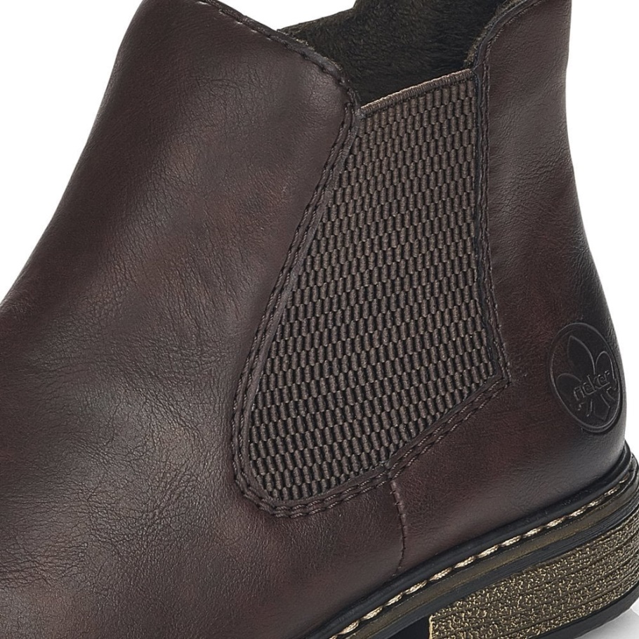 Braune Rieker Z4994 Damen Stiefel