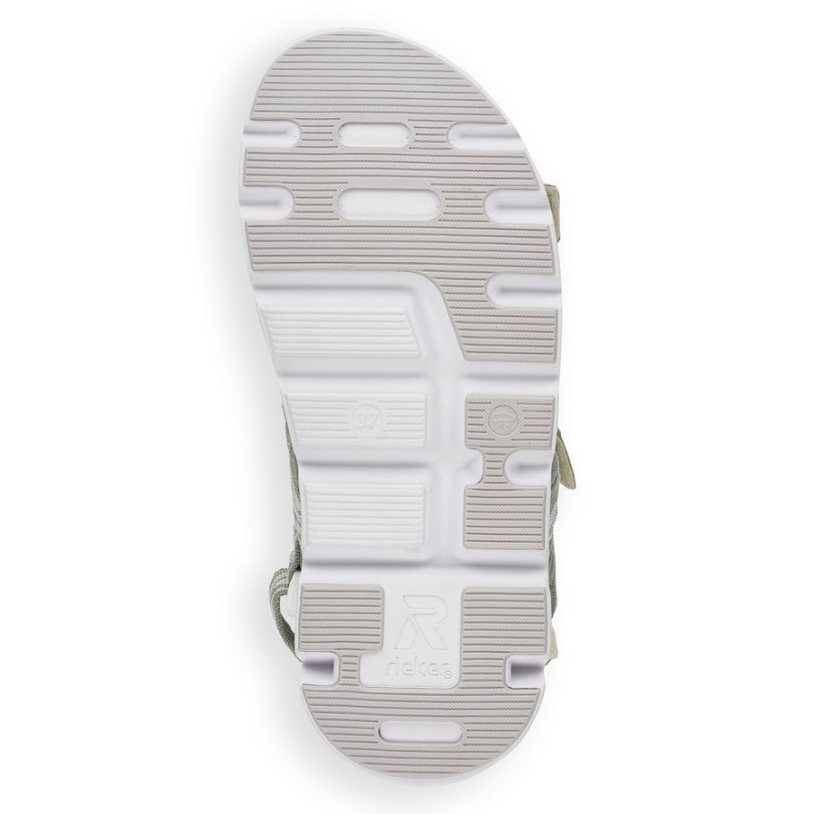 Rieker Grün R-evolution V8402 Damen Sandalen