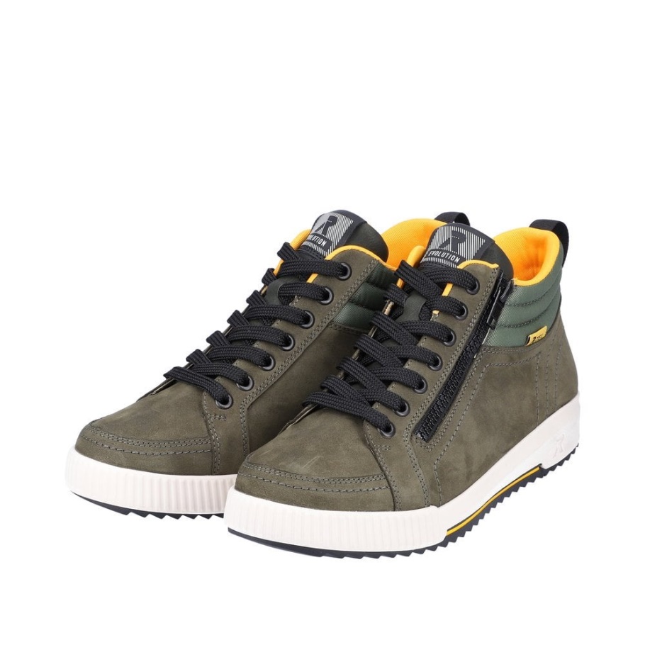 Rieker Grün R-evolution W0100 Damen Stiefel