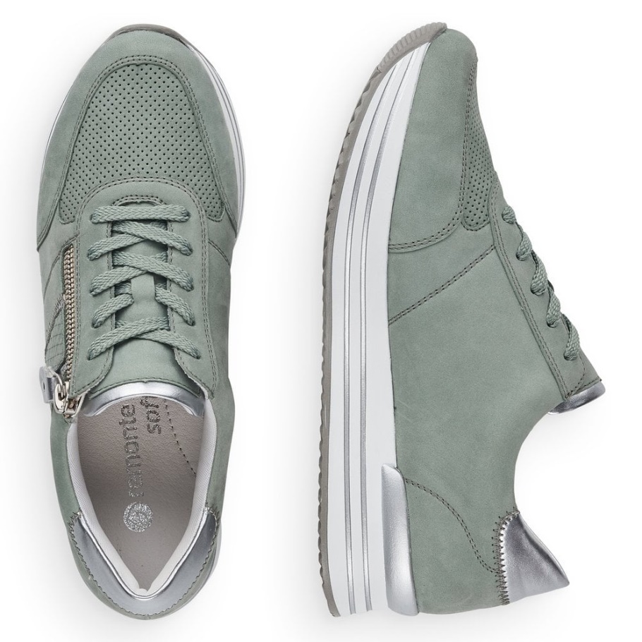 Rieker Grün Remonte D1310 Damenschuhe