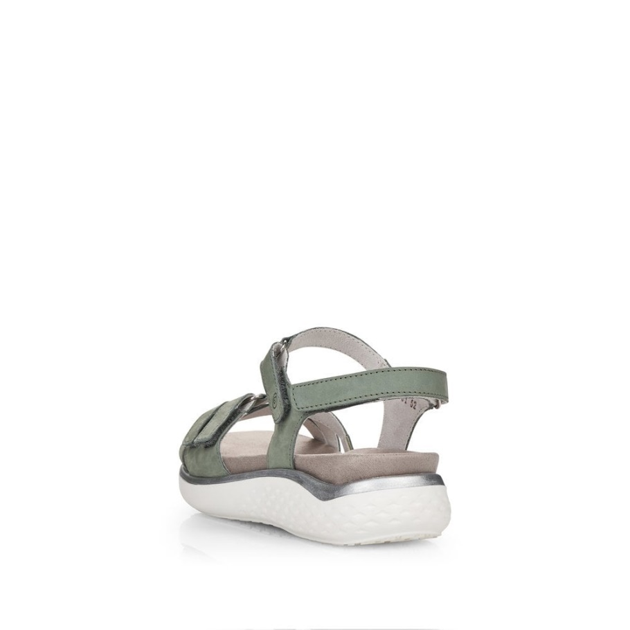 Rieker Grün Remonte D7751 Damen Sandalen