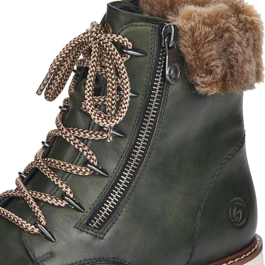 Rieker Grün Remonte D8692 Damen Stiefel