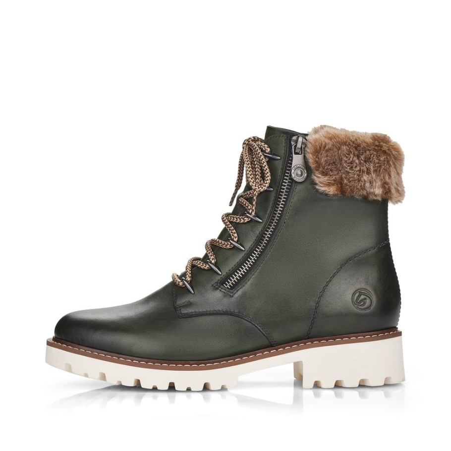Rieker Grün Remonte D8692 Damen Stiefel