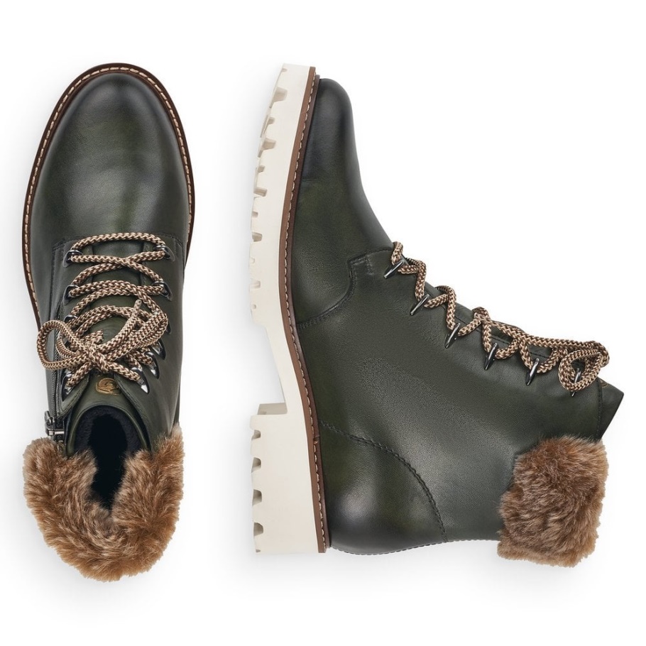 Rieker Grün Remonte D8692 Damen Stiefel