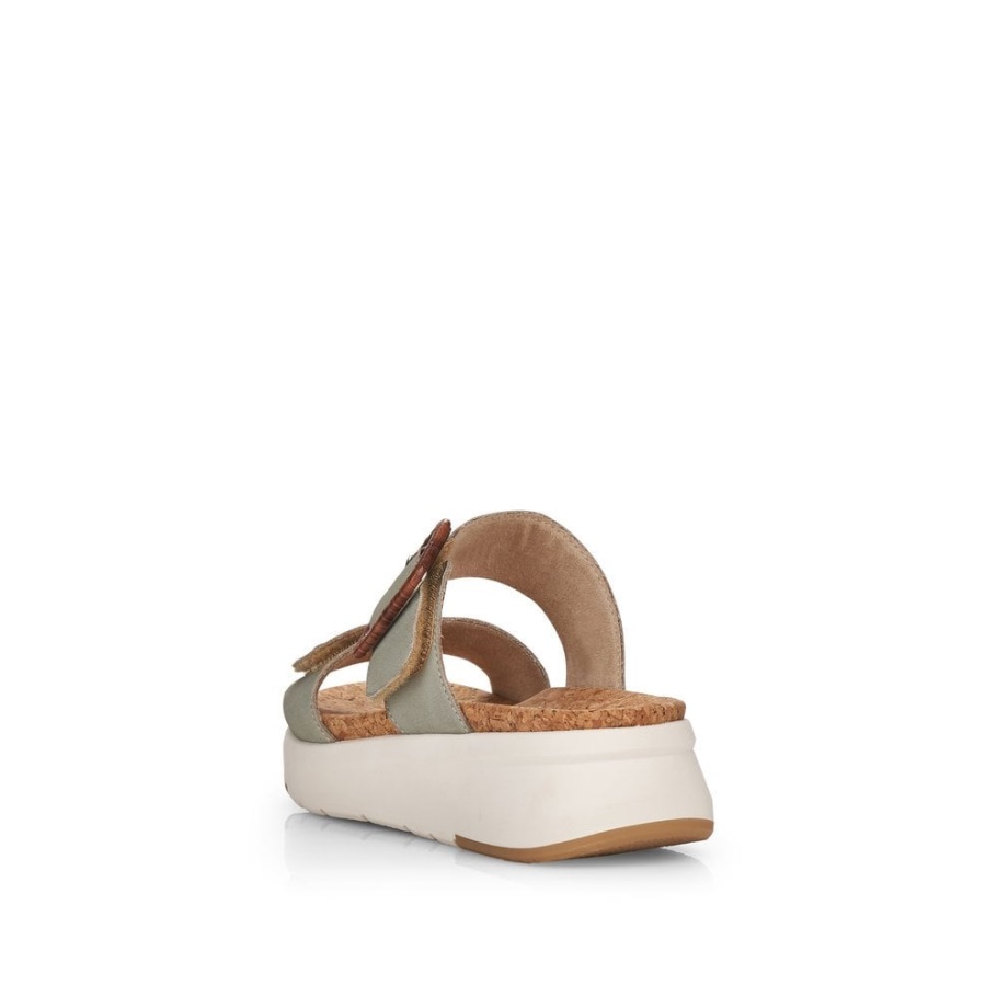 Rieker Grün Remonte D9550 Damen Sandalen