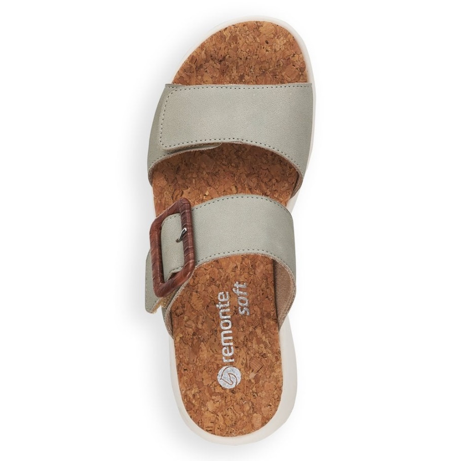 Rieker Grün Remonte D9550 Damen Sandalen