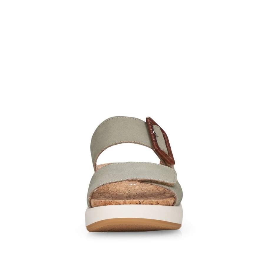 Rieker Grün Remonte D9550 Damen Sandalen