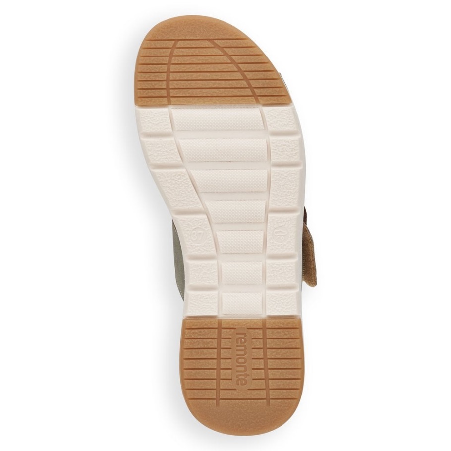 Rieker Grün Remonte D9550 Damen Sandalen