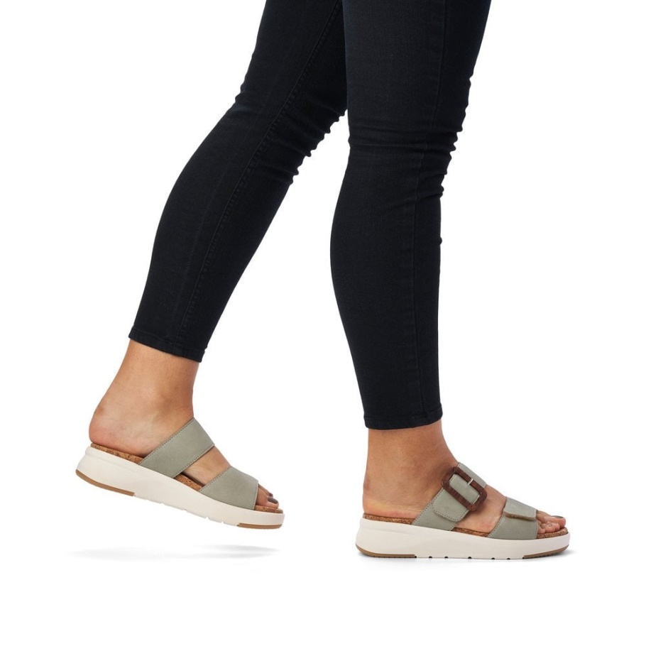 Rieker Grün Remonte D9550 Damen Sandalen