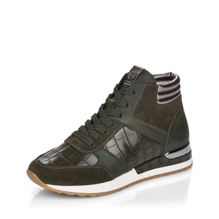 Rieker Grün Remonte R2573 Damen Stiefel