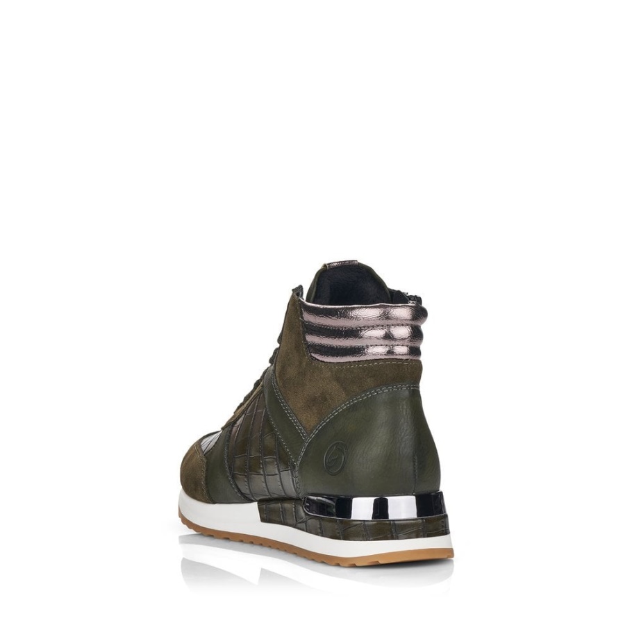 Rieker Grün Remonte R2573 Damen Stiefel