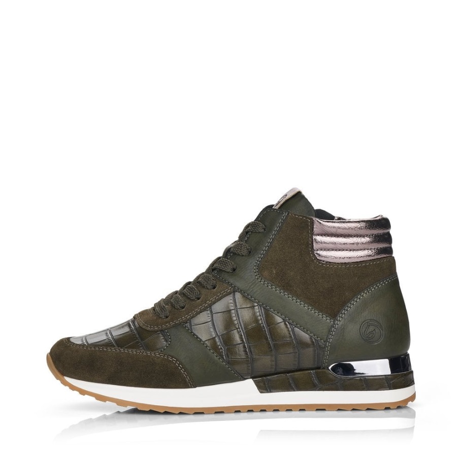 Rieker Grün Remonte R2573 Damen Stiefel