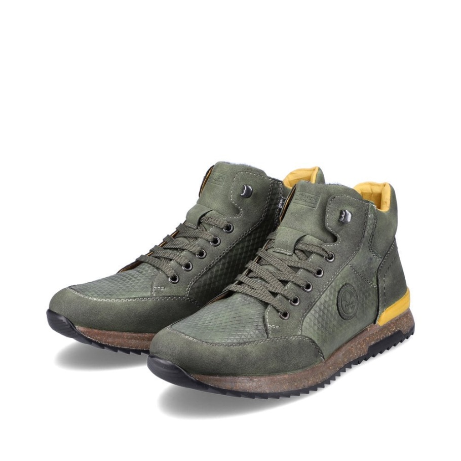 Grün Rieker 36142 Herrenstiefel