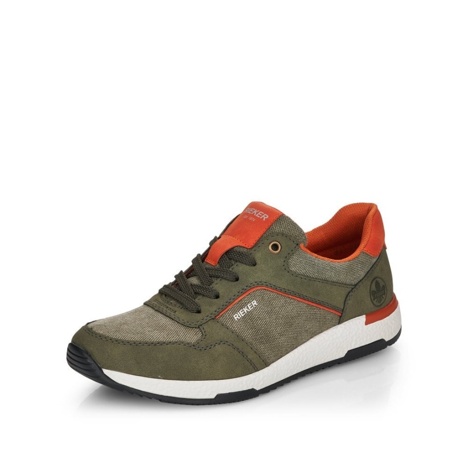 Grün Rieker B3401 Herrenschuhe
