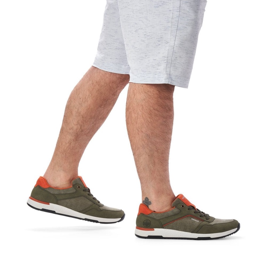 Grün Rieker B3401 Herrenschuhe