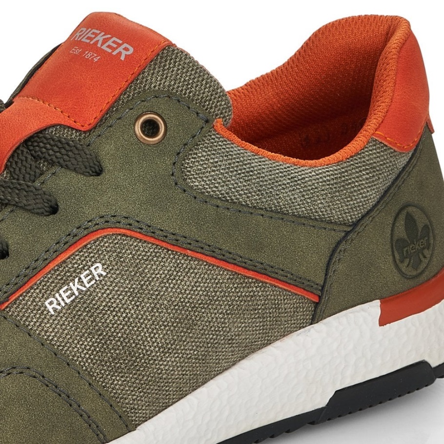 Grün Rieker B3401 Herrenschuhe